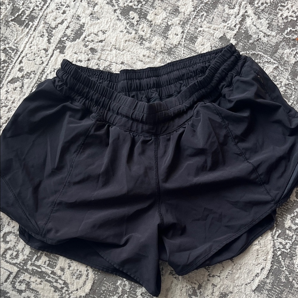 lululemon athletica Women's Black Athletic Shorts